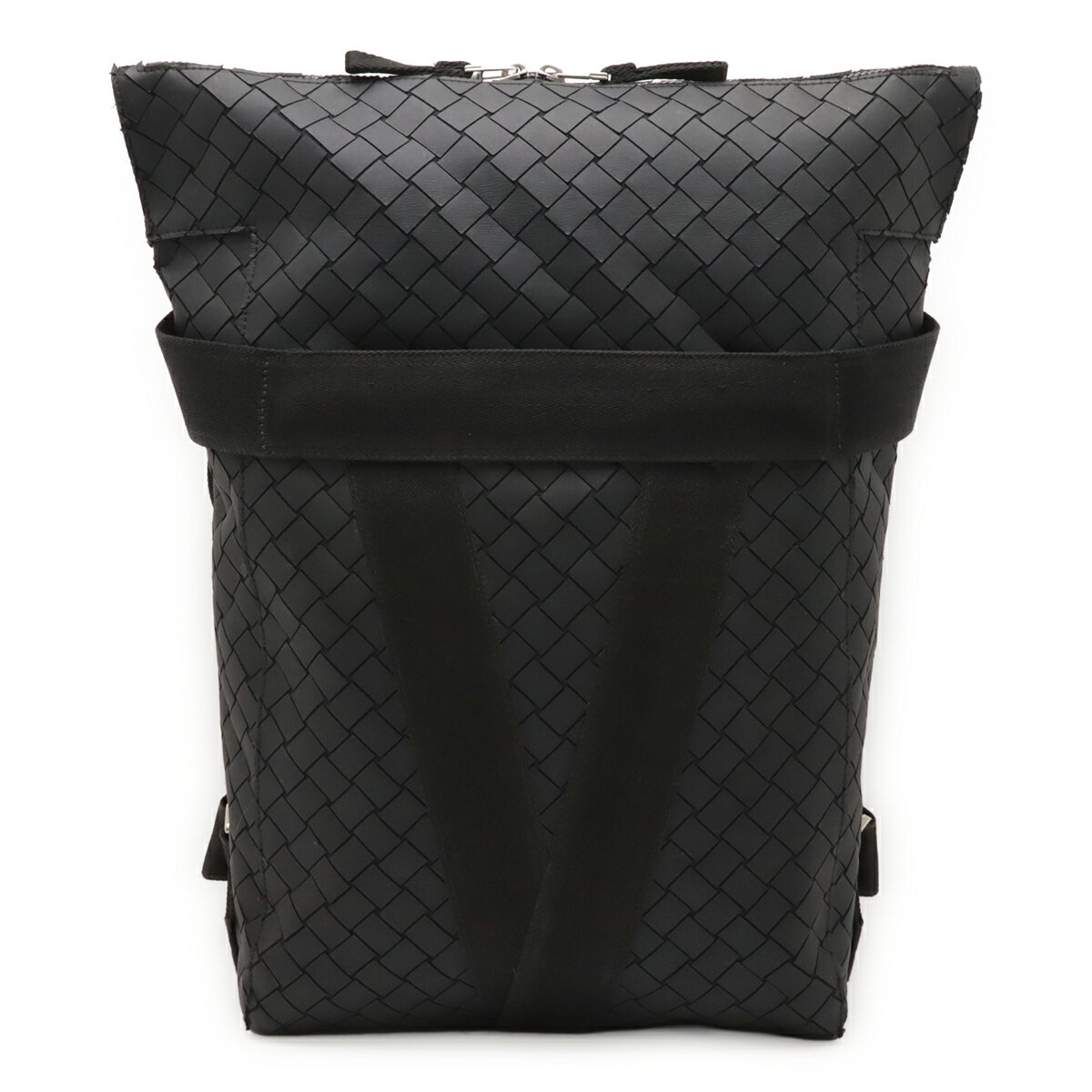 Other - BOTTEGA VENETA ボッテガヴェネタ ボッテガベネタ イントレチャート ニューラバー バックパック リュックサック ブラック 黒 652004 【中古】