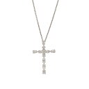  HARRY WINSTON ハリー ウィンストン シンボルズ バイ ペアシェイプ クロス ネックレス Pt950 ダイヤモンド D2.00ct PZDPRZPCPSR 