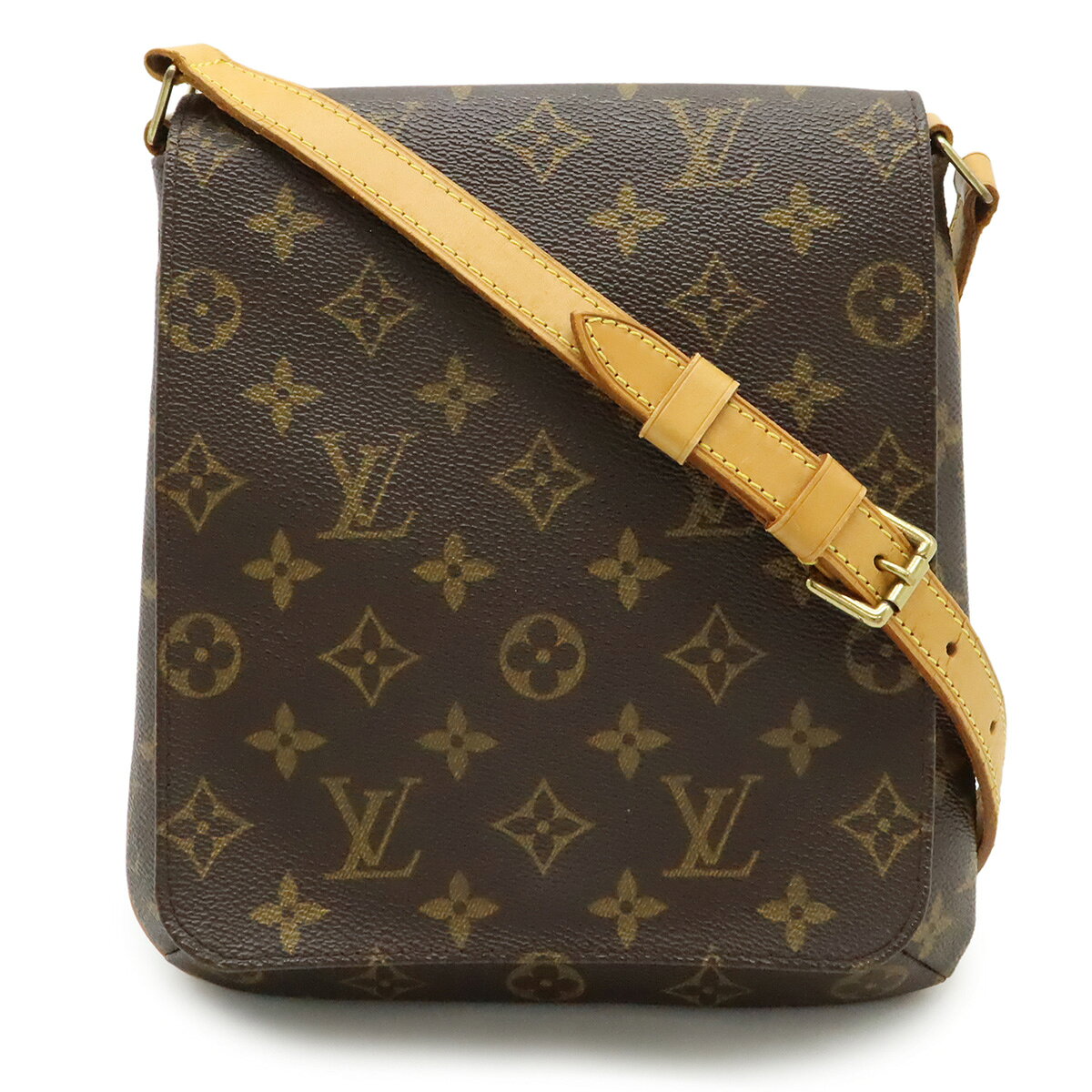 LOUIS VUITTON ルイ ヴィトン モノグラム ミュゼットサルサ ショルダーバッグ セミショルダー ワンショルダー ショートショルダー M51258 【中古】