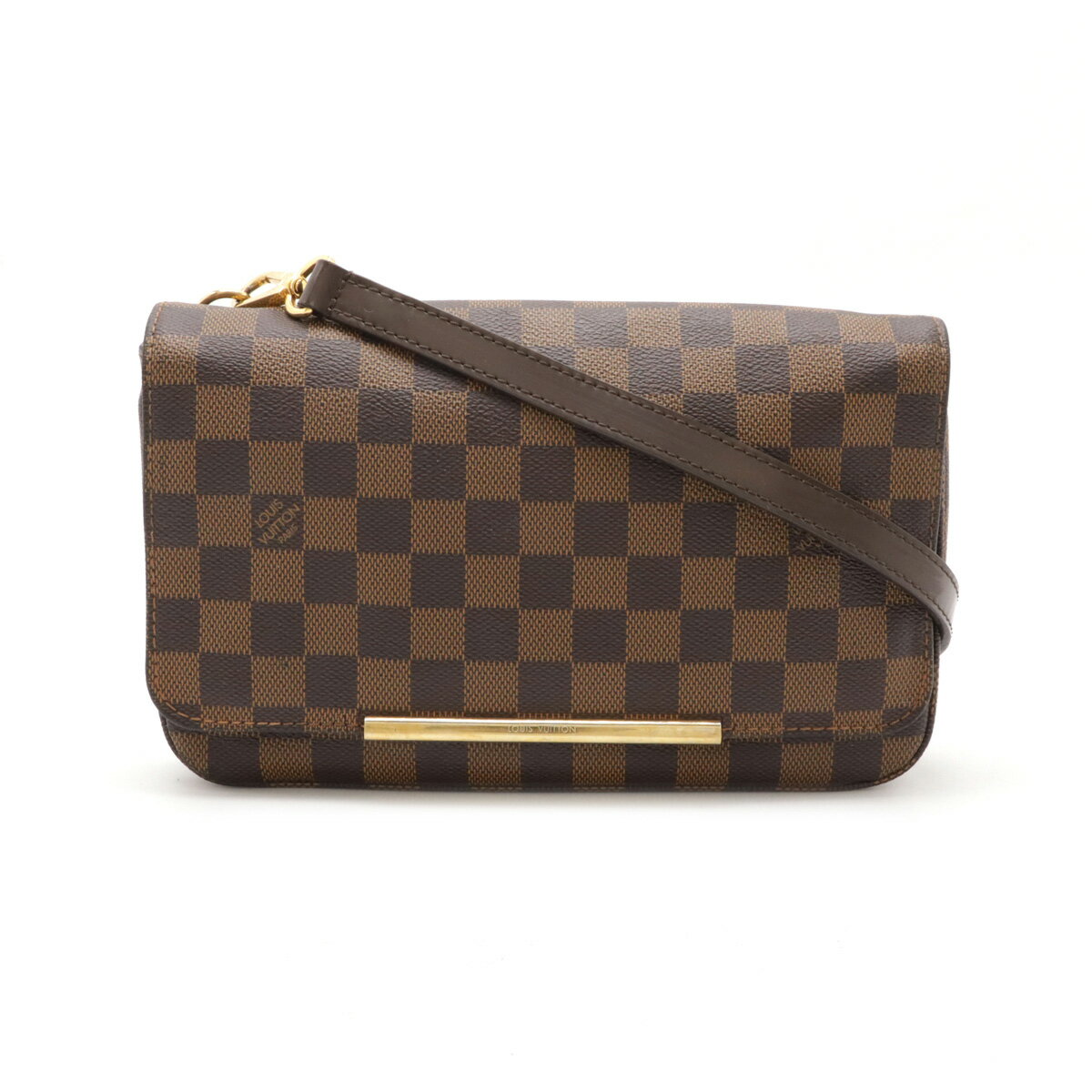 LOUIS VUITTON ルイ ヴィトン ダミエ ホクストンPM ショルダーバッグ 斜め掛け 2WAY クラッチバッグ セカンドバッグ N41257 【中古】
