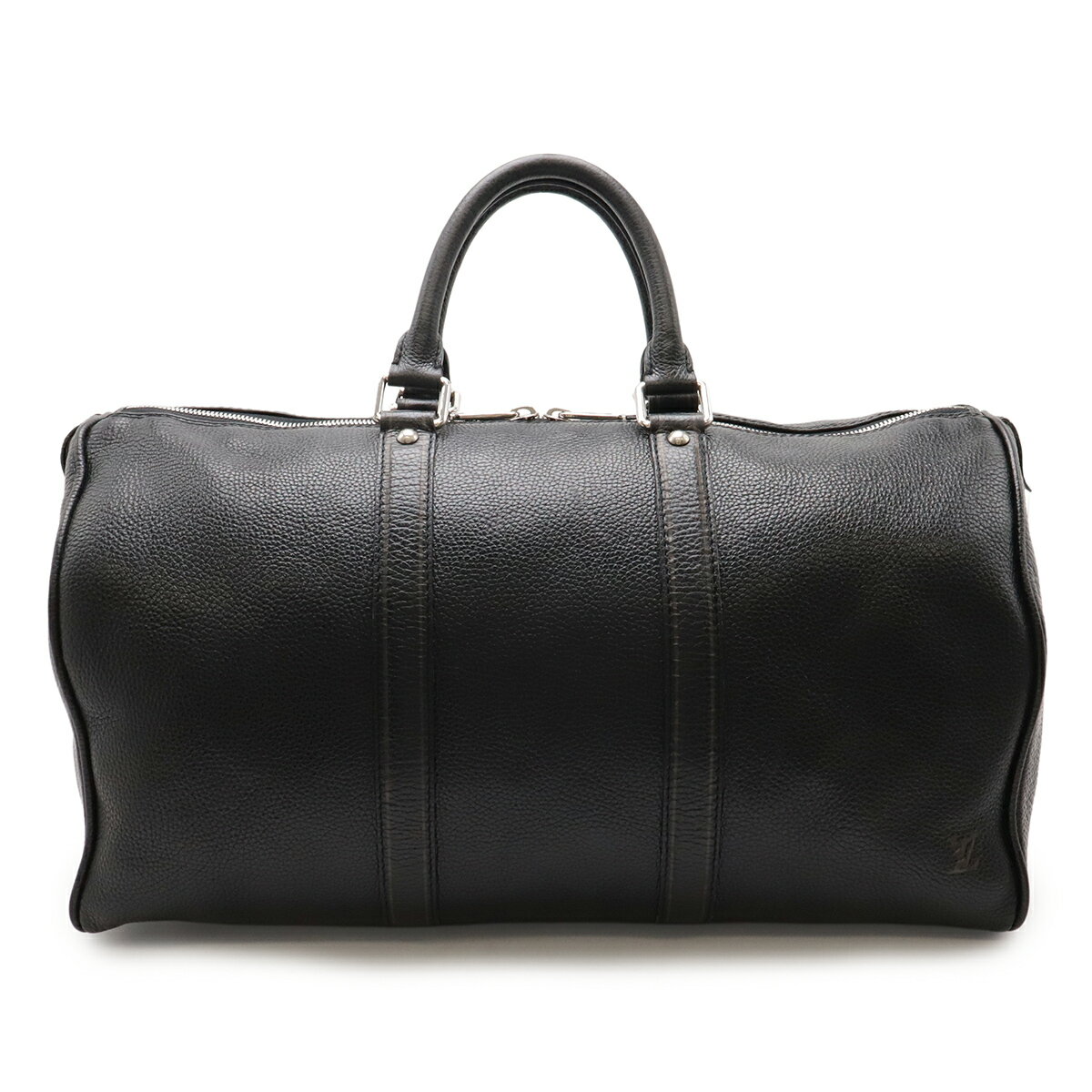 樂天商城 - LOUIS VUITTON ルイ ヴィトン トバコ キーポル50 ボストンバッグ 旅行カバン トラベルバッグ ハンドバッグ ブラック 黒 M95251 【中古】