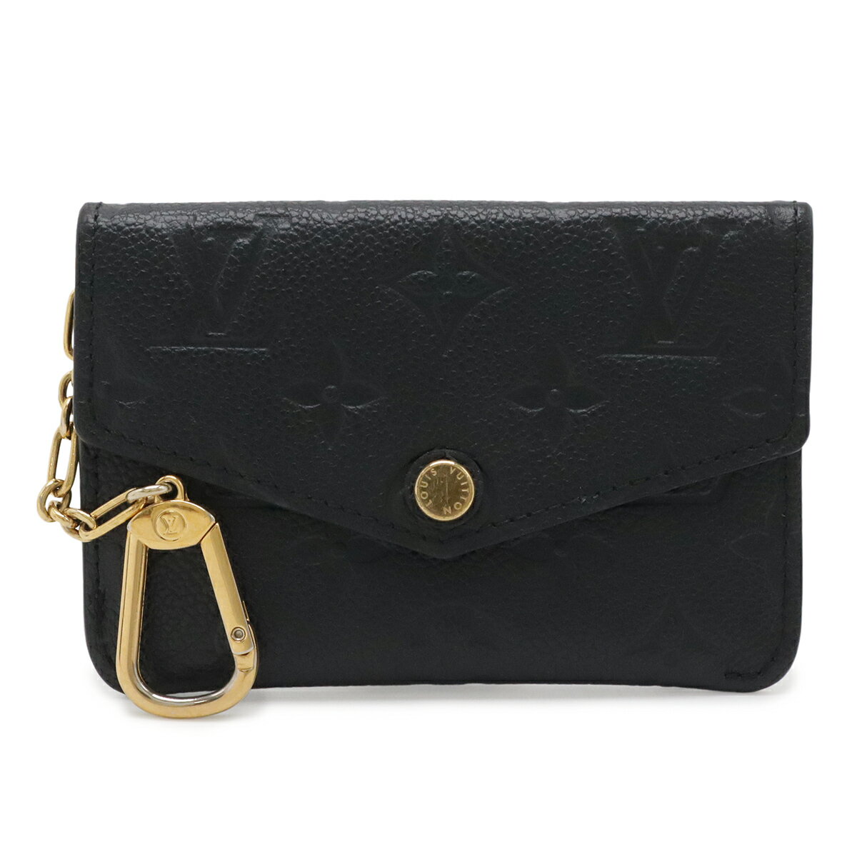 樂天商城 - LOUIS VUITTON ルイ ヴィトン モノグラムアンプラント ポシェット クレ コインケース 小銭入れ コインパース ノワール 黒 ブラック M60633 【中古】