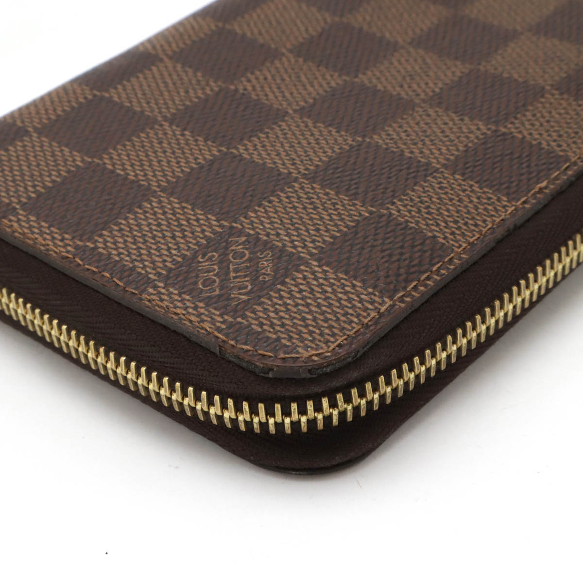 LOUIS VUITTON ルイ ヴィトン ダミエ ジッピーウォレット ラウンドファスナー 長財布 新型 N41661 【中古】