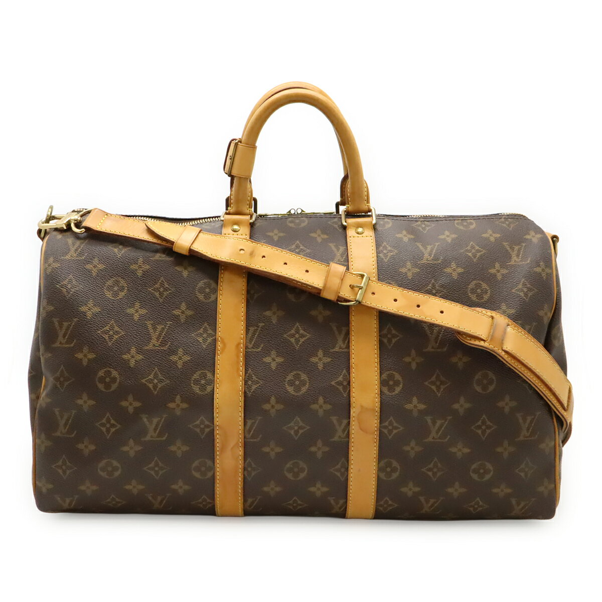 Rakuten - LOUIS VUITTON ルイ ヴィトン モノグラム キーポル バンドリエール45 ボストンバッグ ハンドバッグ 旅行カバン 2WAY ショルダーバッグ M41418 【中古】
