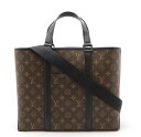 LOUIS VUITTON ルイ ヴィトン モノグラムマカサー ウィークエンド トートPM トートバッグ 2WAY ショルダーバッグ 斜め掛け M45734 【...