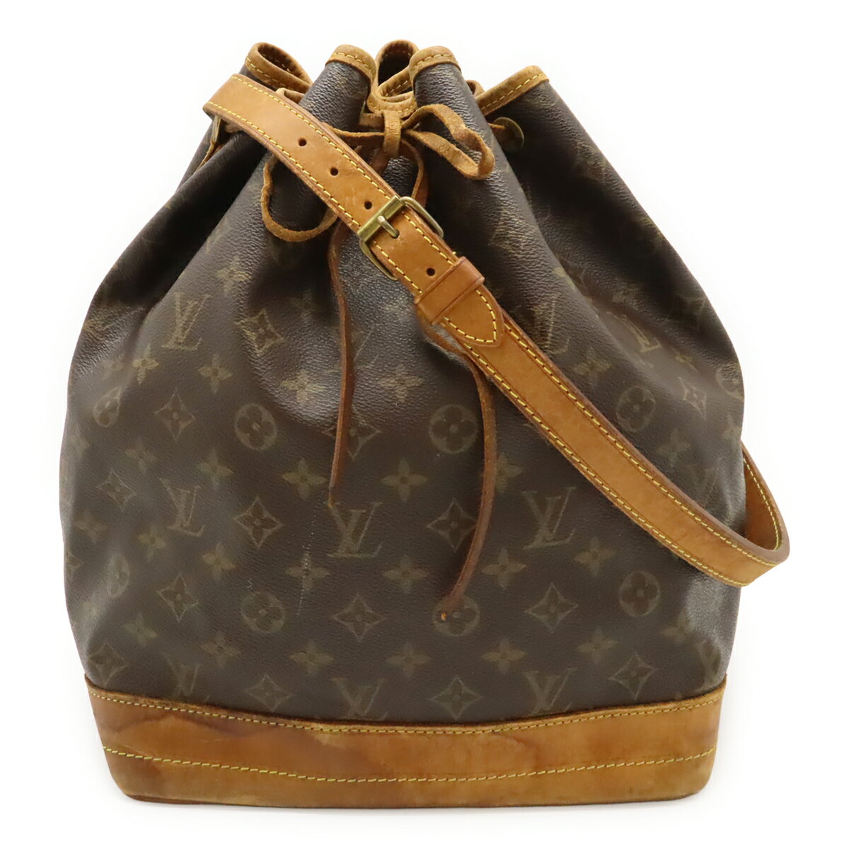 Rakuten - LOUIS VUITTON ルイ ヴィトン モノグラム ノエ ショルダーバッグ セミショルダー ワンショルダー 肩掛け 巾着型 M42224 【中古】