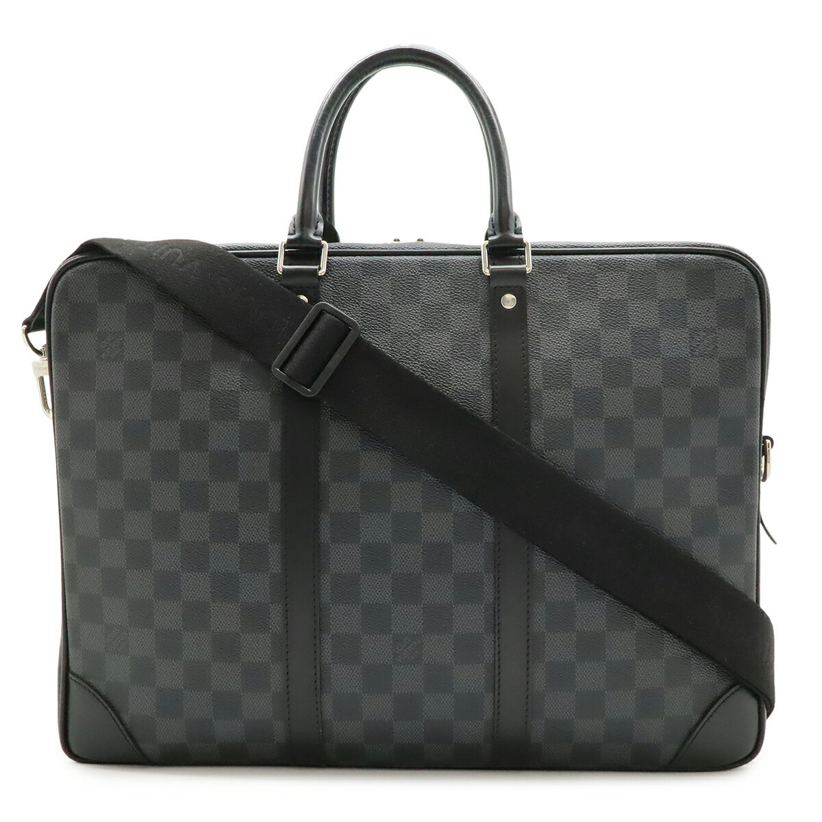 乐天商城 - LOUIS VUITTON ルイ ヴィトン ダミエグラフィット PDV ポルトドキュマン ヴォワヤージュ GM ビジネスバッグ ブリーフケース 2WAYショルダー N41123 【中古】