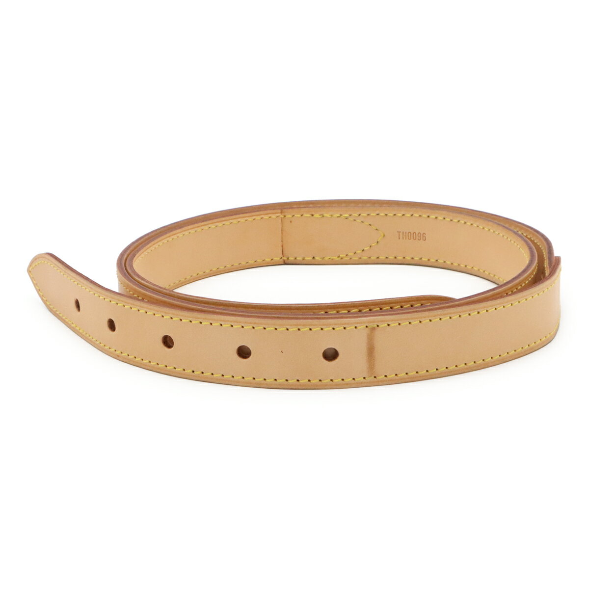 Rakuten - LOUIS VUITTON ルイ ヴィトン モノグラムデニム バギー用 ロングストラップ 126.5cm ヌメ革 【中古】