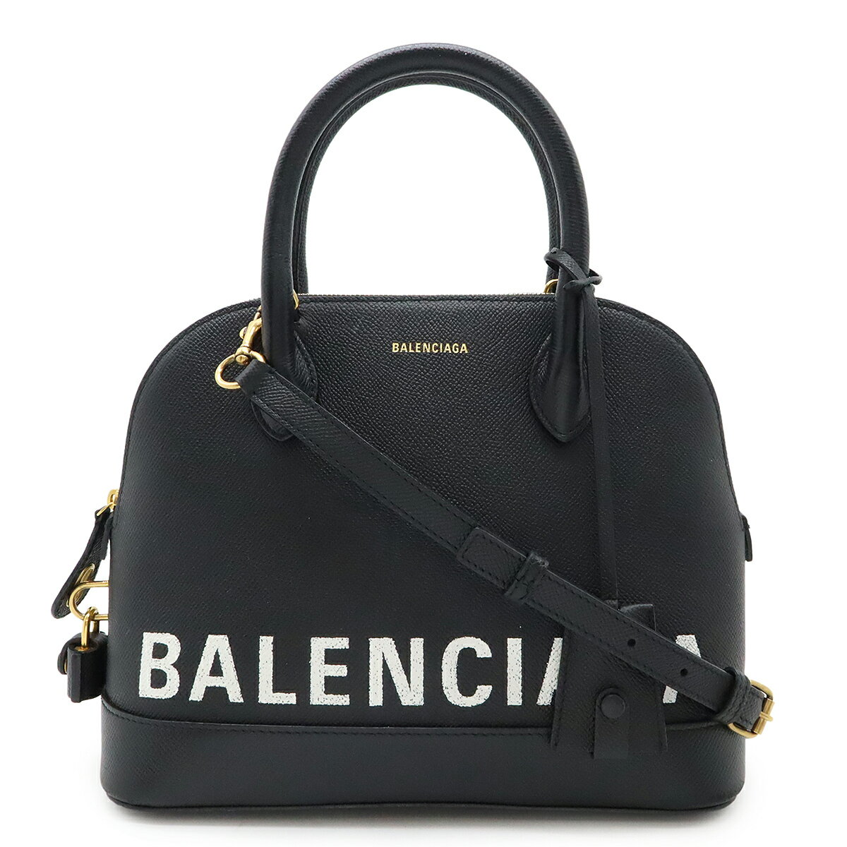 BALENCIAGA �Х�󥷥��� ������ �ȥåץϥ�ɥ� S �ϥ�ɥХå� �ɡ��෿ 2WAY ���������Хå� �Ф�ݤ� �쥶�� �֥�å� �� 518873...