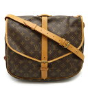 LOUIS VUITTON ルイ ヴィトン モノグラム ソミュール35 ショルダーバッグ メッセンジャーバッグ 斜め掛け M42254 【中古】