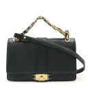 CHANEL シャネル マトラッセ ココマーク チェーンハンドル ハンドバッグ 2WAY ショルダーバッグ ブラック 黒 【中古】