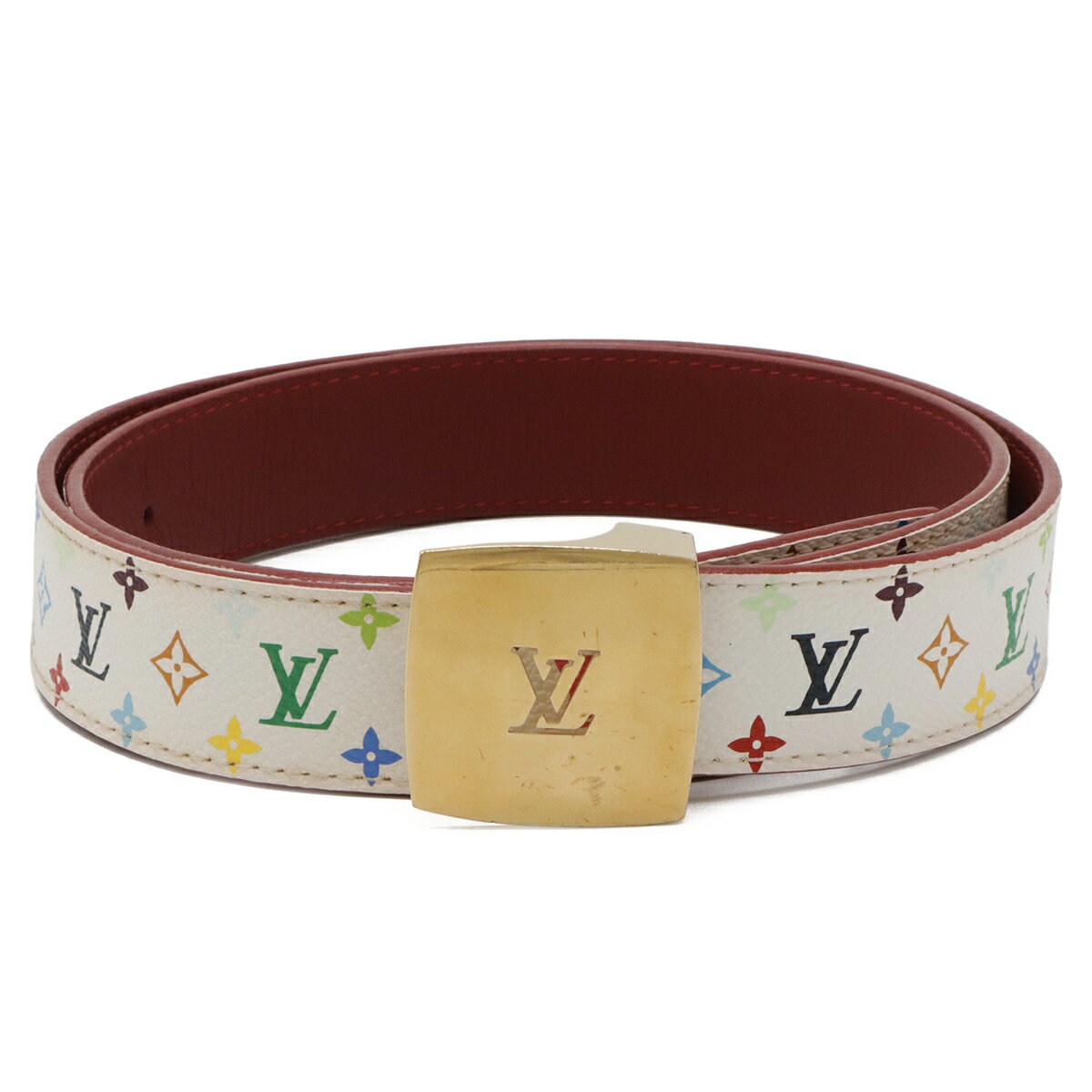 ルイヴィトン　マルチカラー　ベルト　 LOUIS VUITTON - ルイヴィトンベルトマルチカラー 新品の通販 by