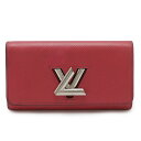 LOUIS VUITTON ルイ ヴィトン エピ ポルトフォイユ ツイスト 2つ折り長財布 二つ折り長財布 レザー ホットピンク シルバー金具 M62362 【中古】