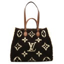 LOUIS VUITTON ルイ ヴィトン モノグラムテディ オンザゴー GM トートバッグ 2WAY ショルダーバッグ M55420 【中古】