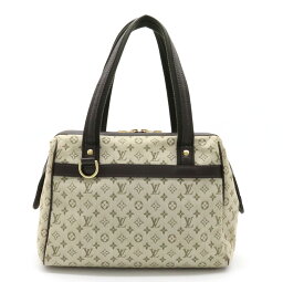 【バッグ】LOUIS VUITTON ルイ ヴィトン モノグラムミニ ジョセフィーヌPM ハンドバッグ セミショルダー キャンバス レザー カーキ M92215 【中古】