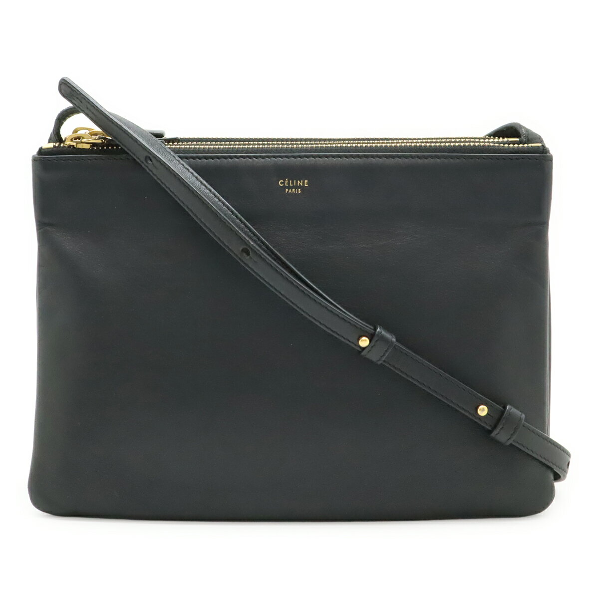 ぱん＊セリーヌ定番トリオラージ旧ロゴライトトープ本物 CELINE セリーヌ ラージ カバ タイス トートバッグ トリオンフ (CELINE