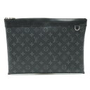 【バッグ】LOUIS VUITTON ルイ ヴィトン モノグラムエクリプス ポシェット ディスカバリー クラッチバッグ セカンドバッグ M62291 【中古】