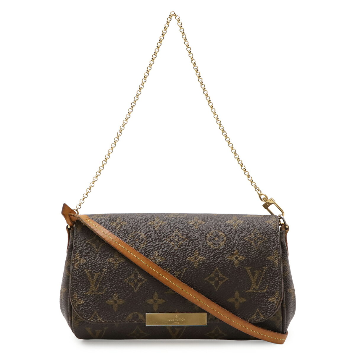 Rakuten - LOUIS VUITTON ルイ ヴィトン モノグラム フェイボリットPM ショルダーバッグ 斜め掛け 2WAY クラッチバッグ アクセサリーポーチ M40717 【中古】