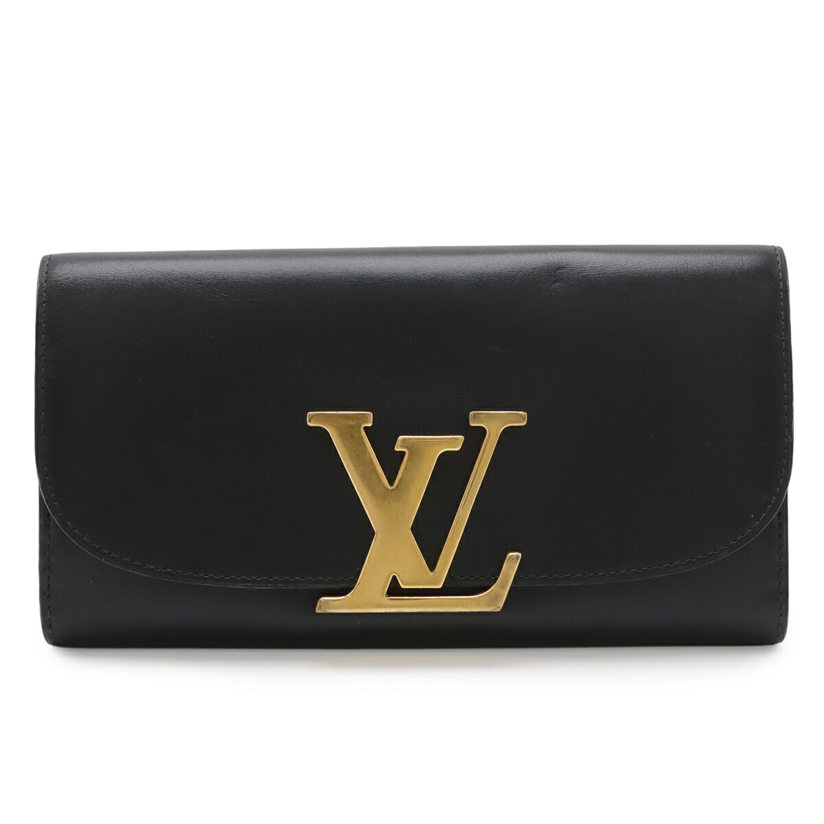LOUIS VUITTON - LOUIS VUITTON ルイ ヴィトン パルナセア ポルトフォイユ ヴィヴィエンヌ 2つ折長財布 二つ折り長財布 レザー ノワール 黒 ブラック M58171 【中古】