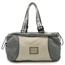 CHANEL シャネル スポーツライン ココマーク ボストンバッグ 旅行カバン トラベルバッグ ナイロン アイボリー グレー ブラック 【中古】