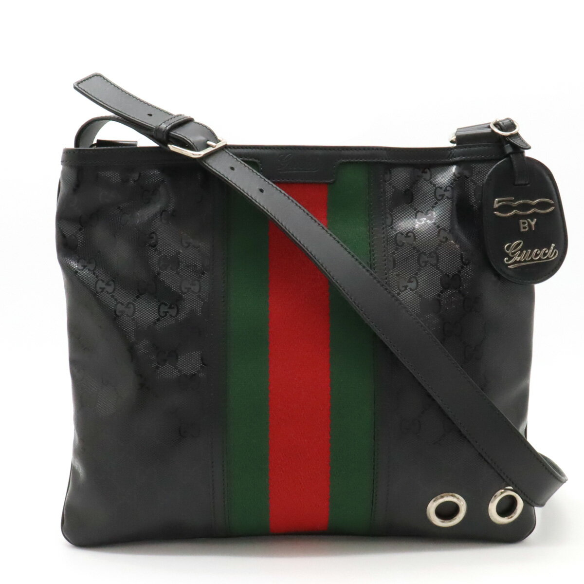 【バッグ】GUCCI グッチ GGインプリメ シェリーライン FIAT 500 フィアット コラボ  ...