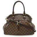 LOUIS VUITTON ルイ ヴィトン ダミエ トレヴィPM ハンドバッグ 2WAY ショルダーバッグ セミショルダー 肩掛け N51997 【中古】