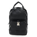 PRADA プラダ ボディバッグ ショルダーバッグ 斜め掛け TESSUTO ナイロン レザー NERO ブラック 黒 2VZ013 【中古】