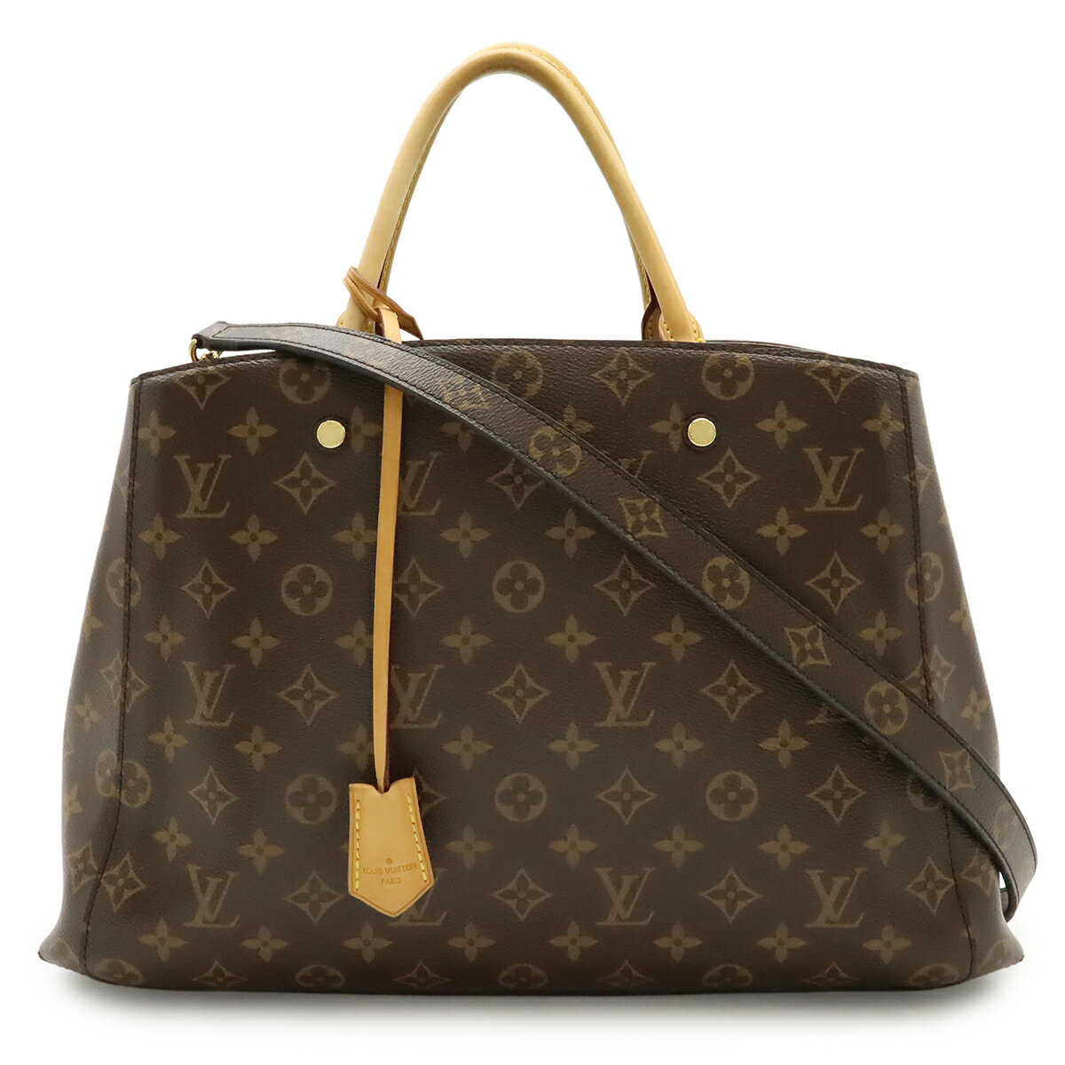 Rakuten - LOUIS VUITTON ルイ ヴィトン モノグラム モンテーニュGM ハンドバッグ トートバッグ 2WAY ショルダーバッグ セミショルダー M41067 【中古】