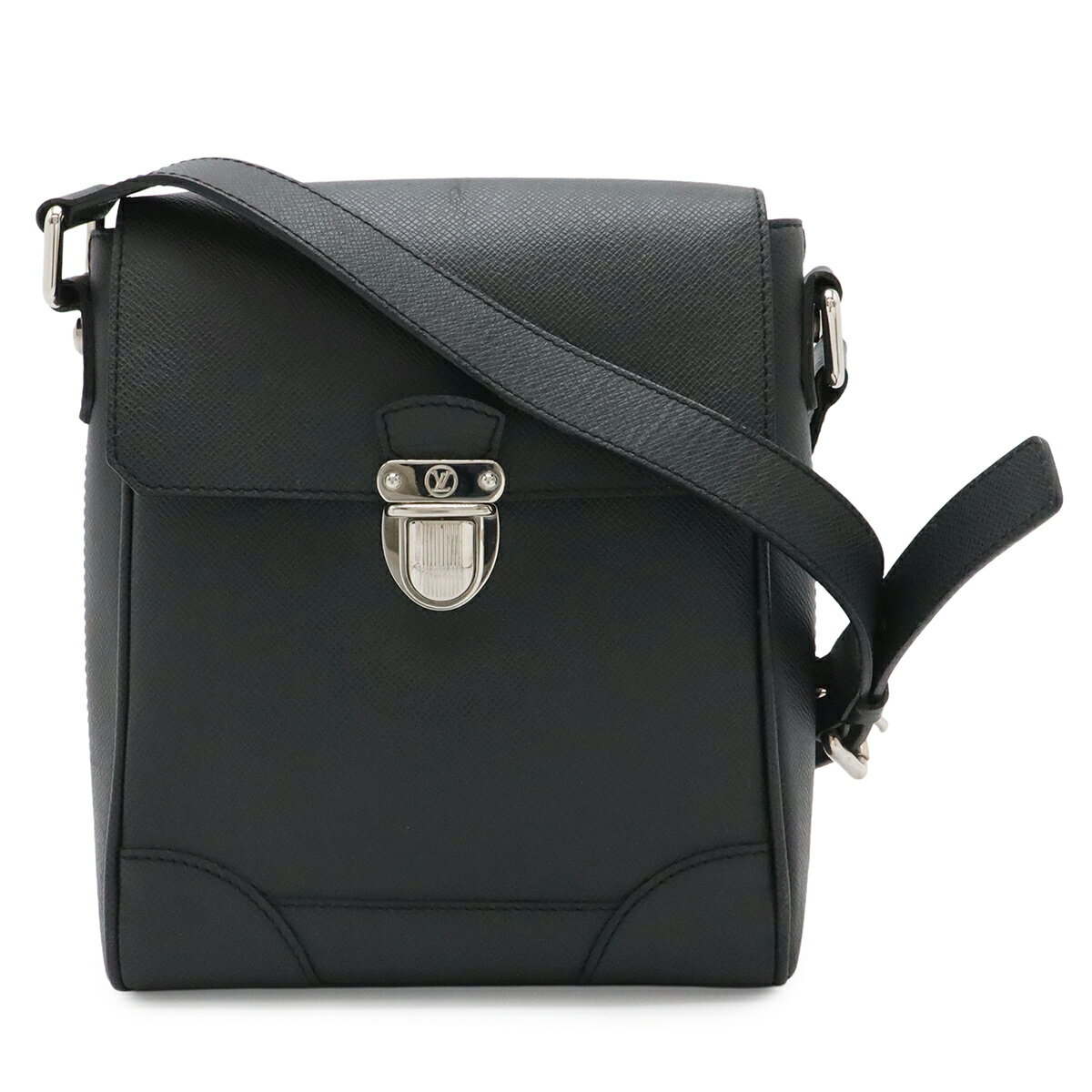 乐天商城 - LOUIS VUITTON ルイ ヴィトン タイガ ルカ ショルダーバッグ 斜め掛け レザー アルドワーズ 黒 ブラック M31192 【中古】
