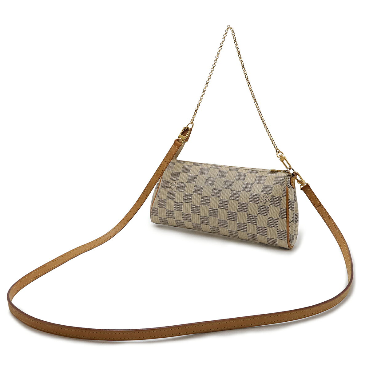 Blumin 楽天市場店のLOUIS VUITTON ルイ ヴィトン ダミエアズール エヴァ アクセサリーポーチ チェーンバッグ 2WAY ショルダーバッグ 斜め掛け N55214 【中古】｜アングル2