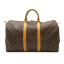 LOUIS VUITTON ルイ ヴィトン モノグラム キーポル45 ボストンバッグ ハンドバッグ 旅行カバン トラベルバッグ M41428 【中古】