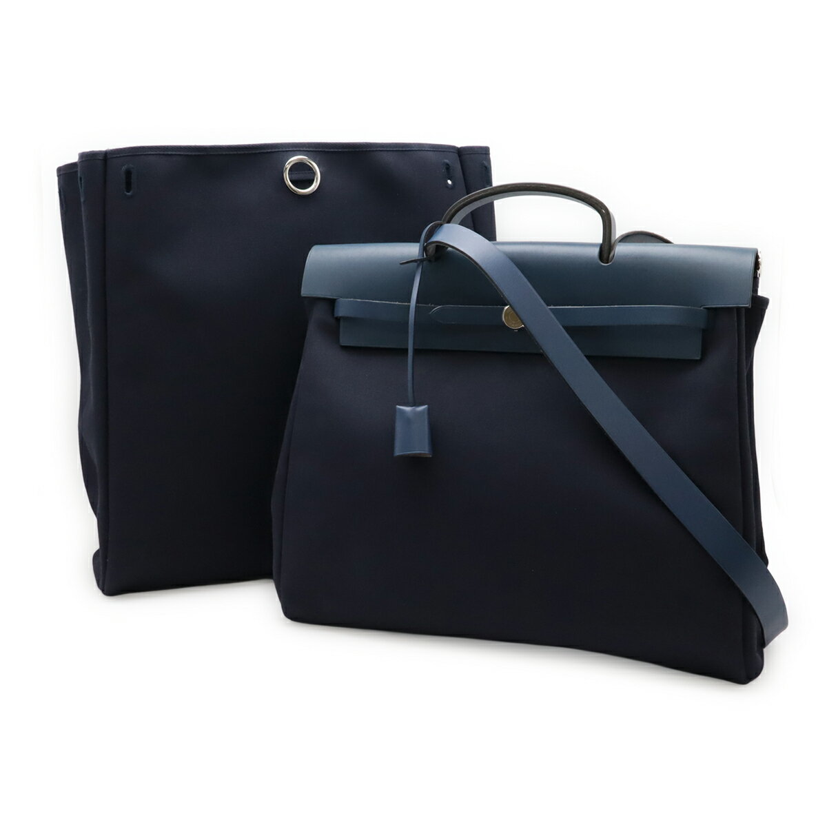 HERMESエールバッグ　白未使用　キャンバスレザー　ハンドショルダーバッグ 楽天市場】エルメス エールバッグ キャンバスの通販