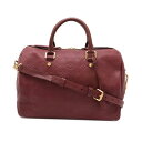 LOUIS VUITTON ルイ ヴィトン モノグラムアンプラント スピーディバンドリエール30 ハンドバッグ 2WAY ショルダーバッグ オロール M4075...
