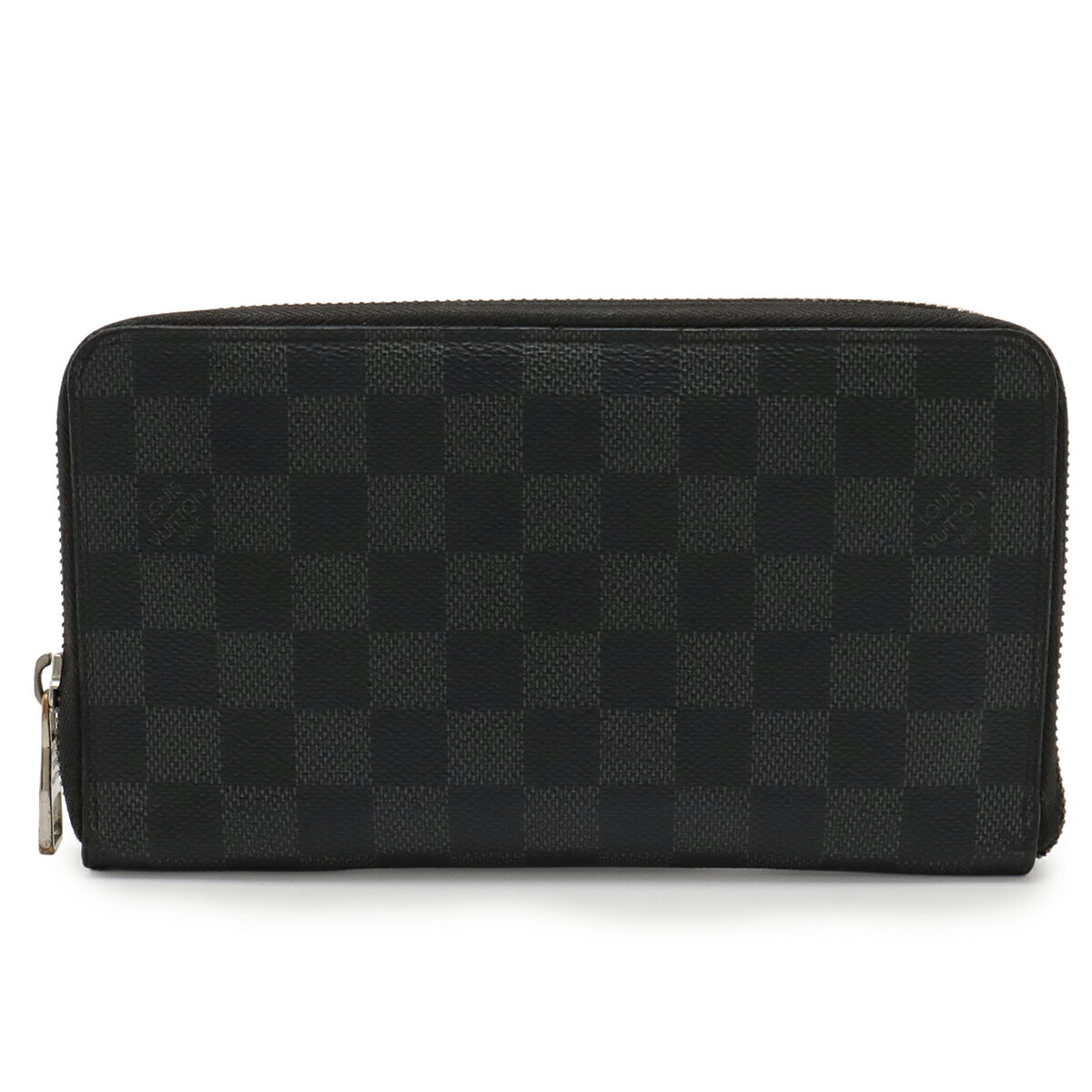 LOUIS VUITTON ルイ ヴィトン ダミエグラフィット ジッピー オーガナイザー ラウンドファスナー 2つ折長財布 二つ折り長財布 N63077 【中古】