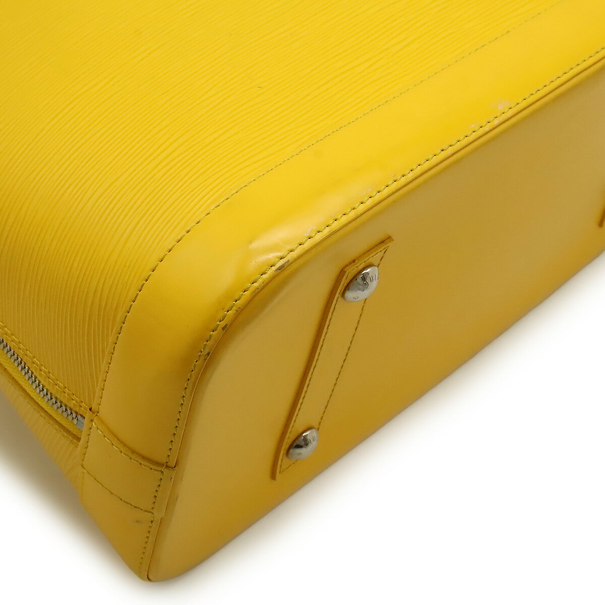 LOUIS VUITTON ルイ ヴィトン エピ アルマGM ハンドバッグ レザー シトロン 黄色 イエロー シルバー金具 M40452 【中古】