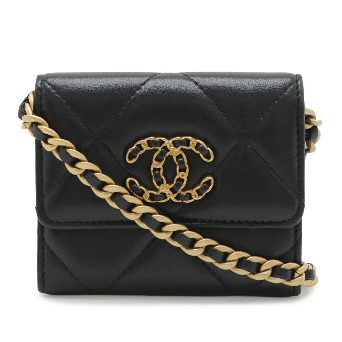 ✨美品✨ シャネル　CHANEL 19　ココマーク　カード・ジッピーパース CHANEL（シャネル） （新品・未使用品）シャネル CHANEL 19 マトラッセ
