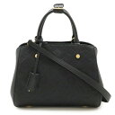 LOUIS VUITTON ルイ ヴィトン モノグラムアンプラント モンテーニュBB ハンドバッグ 2WAY ショルダーバッグ ノワール 黒 ブラック M410...