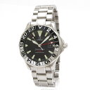 OMEGA オメガ Seamaster シーマスター300 プロフェッショナル デイト GMT 50周年記念 SS ブラック文字盤 AT オートマ 腕時計 2234.50 【中古】