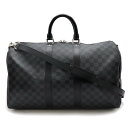 LOUIS VUITTON ルイ ヴィトン ダミエグラフィット キーポルバンドリエール45 ボストンバッグ トラベルバッグ 2WAY ショルダーバッグ N414...
