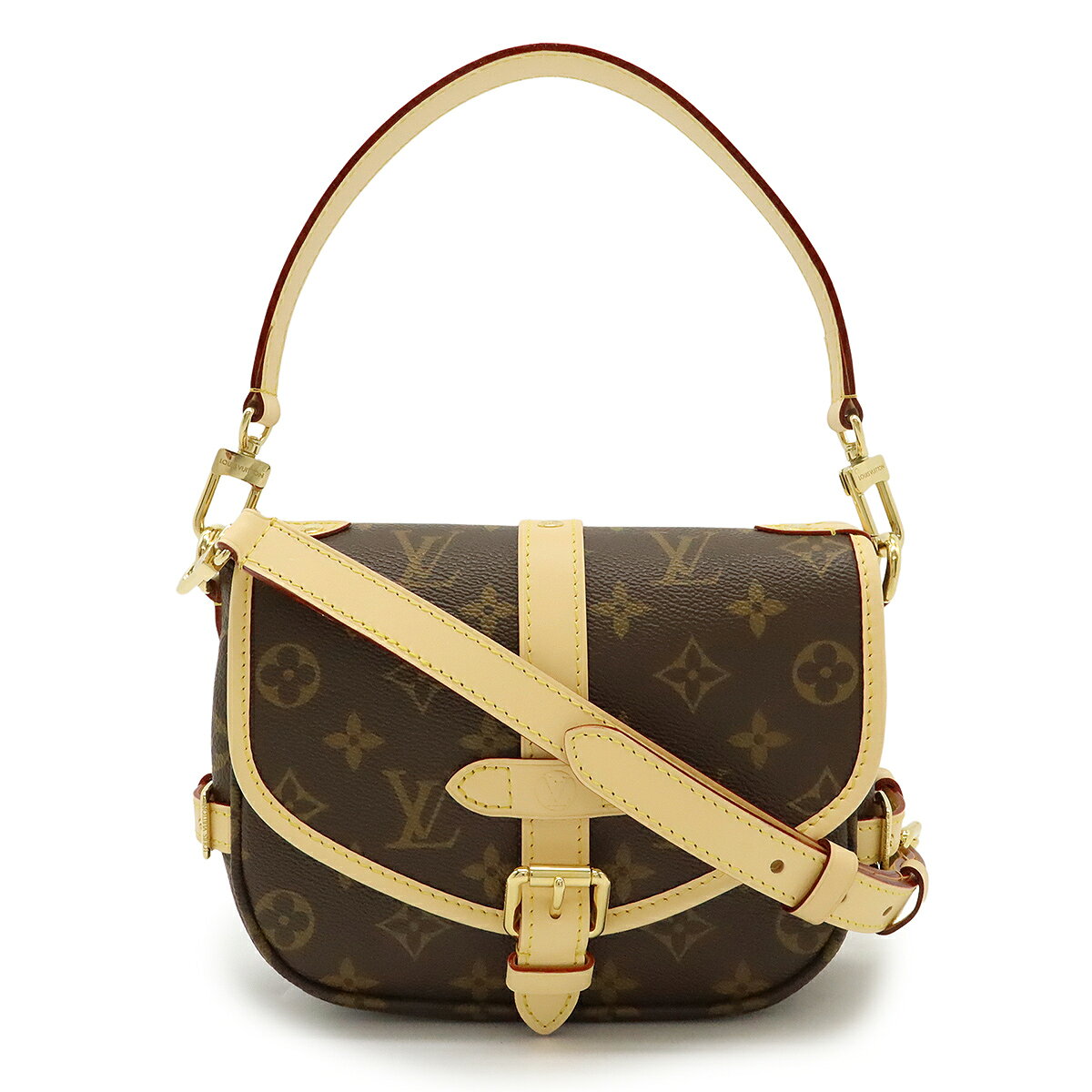 Rakuten - LOUIS VUITTON ルイ ヴィトン モノグラム ソミュール BB ショルダーバッグ 2WAY ハンドバッグ M46740 【中古】