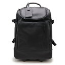 dunhill ダンヒル キャリーバッグ キャリーケース スーツケース トラベルバッグ 旅行バッグ 2輪 PVC レザー ブラック 黒 【中古】