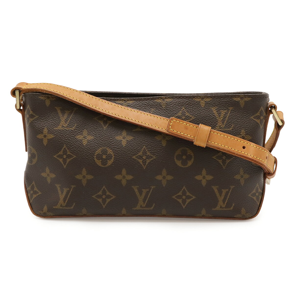 乐天商城 - LOUIS VUITTON ルイ ヴィトン モノグラム トロター ショルダーバッグ ポシェット 斜め掛け M51240 【中古】