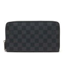 LOUIS VUITTON ルイ ヴィトン ダミエグラフィット ジッピー オーガナイザー ラウンドファスナー 2つ折長財布 二つ折り長財布 N63077 【中古】(4)