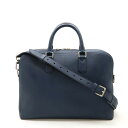 LOUIS VUITTON ルイ ヴィトン ヴィクトール ブリーフケース ビジネスバッグ 書類カバン 2WAY ショルダーバッグ トリヨンレザー ネイビー 紺 ...