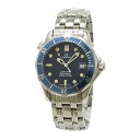 OMEGA オメガ シーマスター プロフェッショナル 300 デイト ブルー文字盤 ボーイズ QZ クォーツ 腕時計 2561.80 【中古】