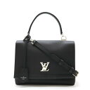 LOUIS VUITTON ルイ ヴィトン ロックミー カルターブル ハンドバッグ 2WAY ショルダーバッグ ソフトカーフレザー ノワール ブラック M502...