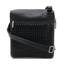 Christian Louboutin クリスチャン ルブタン ベンチレポーター ミディアム ショルダーバッグ 斜め掛け レザースタッズ ブラック レッド 31...
