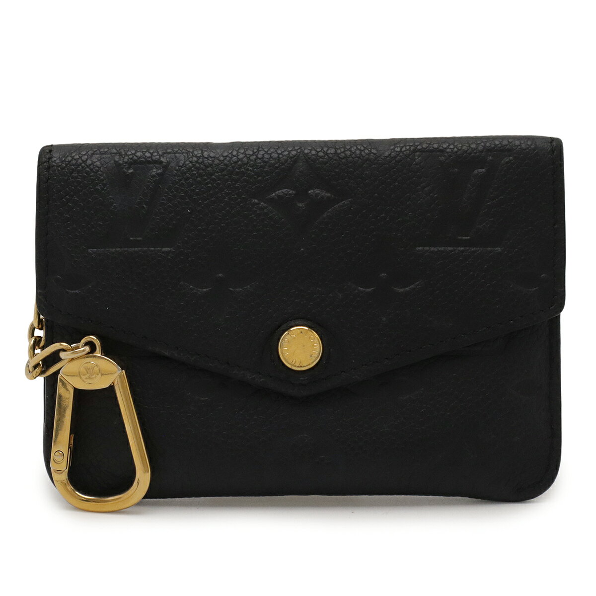 LOUIS VUITTON ルイ ヴィトン モノグラムアンプラント ポシェット クレ コインケース 小銭入れ コインパース ノワール 黒 ブラック M60633 【中古】