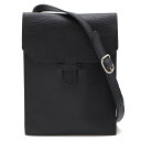 HERMES エルメス アメリ ショルダーバッグ ポシェット セミショルダー レザー ブラック 黒 シルバー金具 □D刻印 【中古】