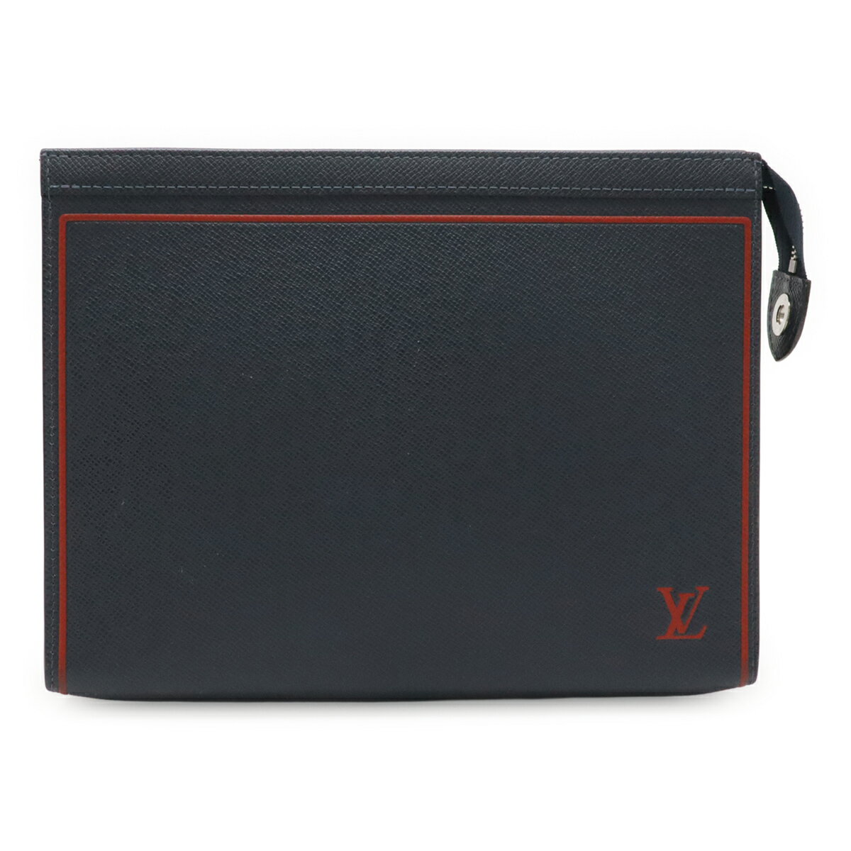 Rakuten - LOUIS VUITTON ルイ ヴィトン タイガ ポシェット ヴォワヤージュMM セカンドバッグ クラッチバッグ ブルーマリーヌ ネイビー レッド M63394 【中古】